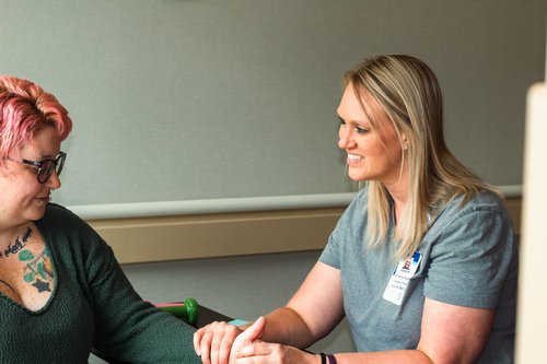 Jocelyn with Patient