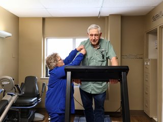 Patient on Treadmill 2024