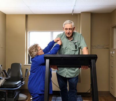 Patient on Treadmill 2024