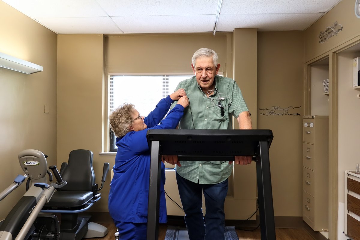 Patient on Treadmill 2024